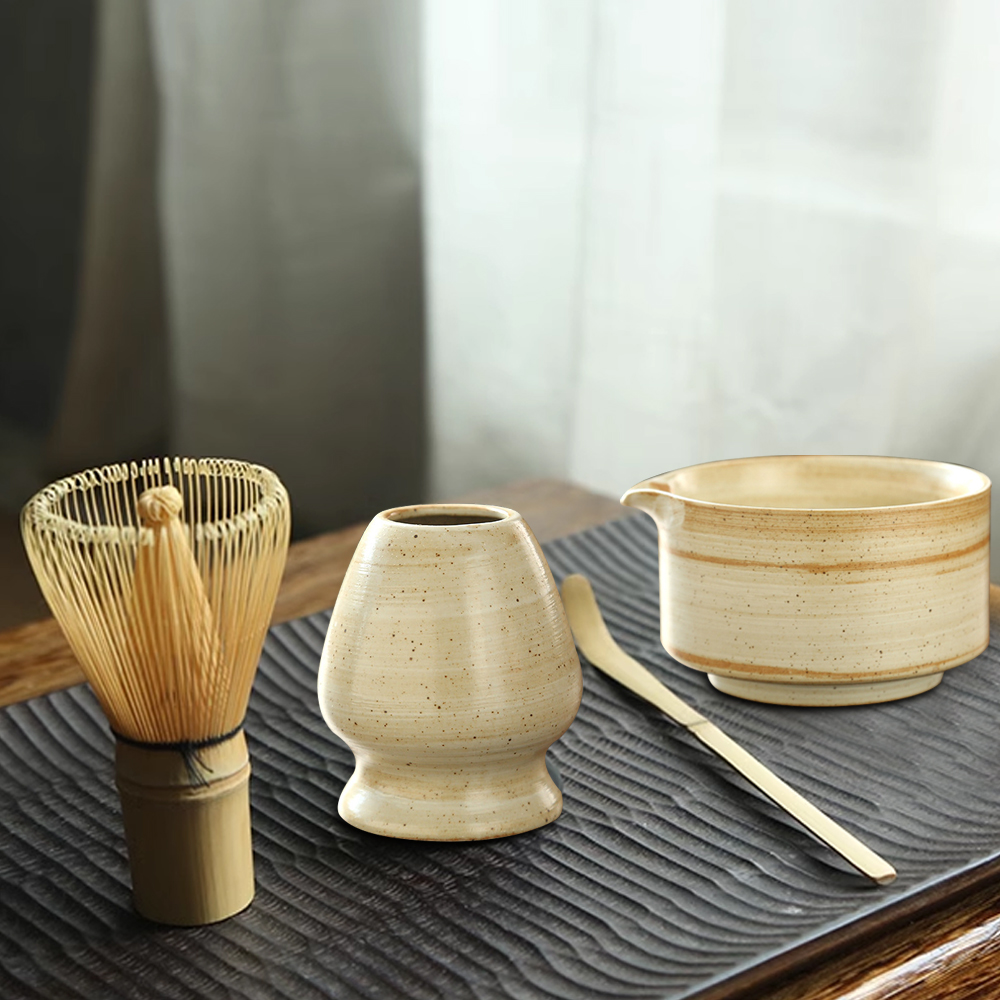 Japanese Matcha Whisk Stand Te - Dish Brush Bamboo 评论和价格