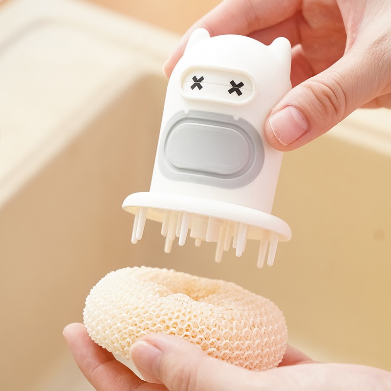 Kitchen Cartoon Press Bottle B - Dish Brush Bamboo 评论和价格