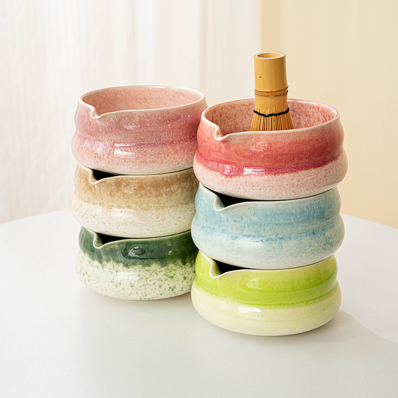 Matcha bowl Ceramic Matcha Gre - Dish Brush Bamboo 评论和价格