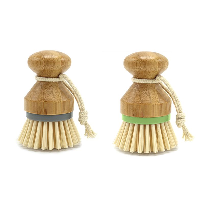 AC76-2 Pack Kitchen Cleaning B - Dish Brush Bamboo 评论和价格