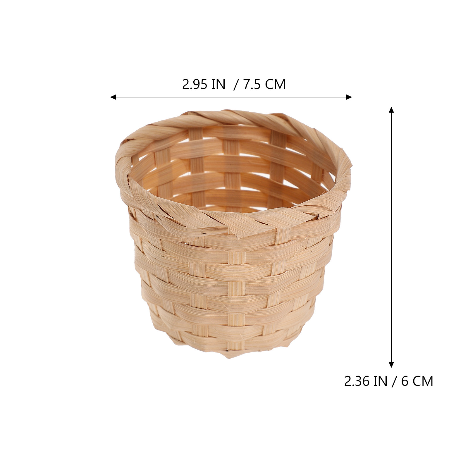 10Pcs Premium Bamboo Woven Bas - Sustainable Living Officer 评论和价格