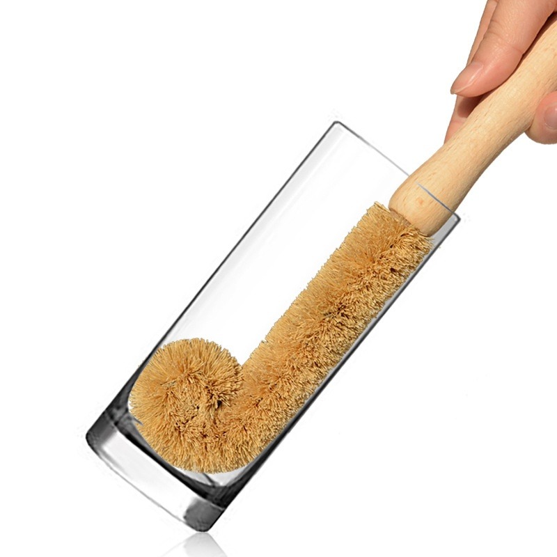 Kitchen Cleaning Brush Natural - Dish Brush Bamboo 评论和价格