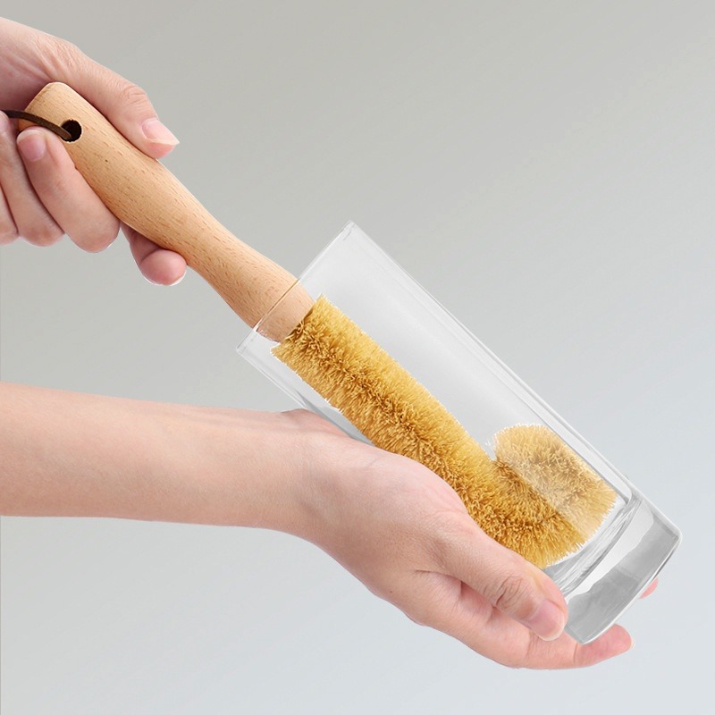 Kitchen Cleaning Brush Natural - Dish Brush Bamboo 评论和价格