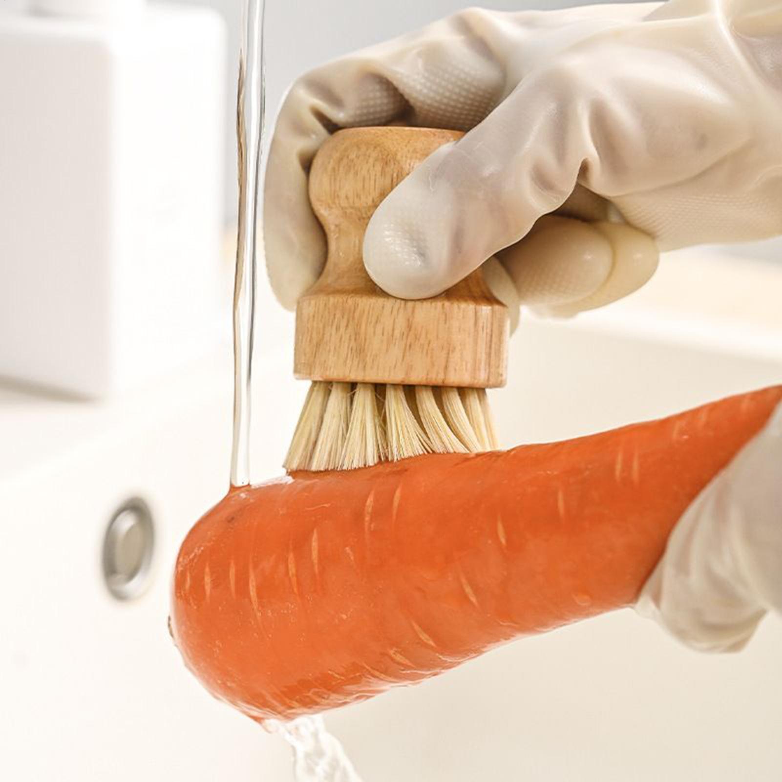 Wooden Kitchen Cleaning Brush  - Dish Brush Bamboo 评论和价格