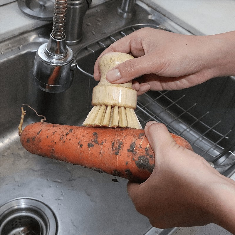 Bamboo Dish Scrub Brush Soap D - Dish Brush Bamboo 评论和价格