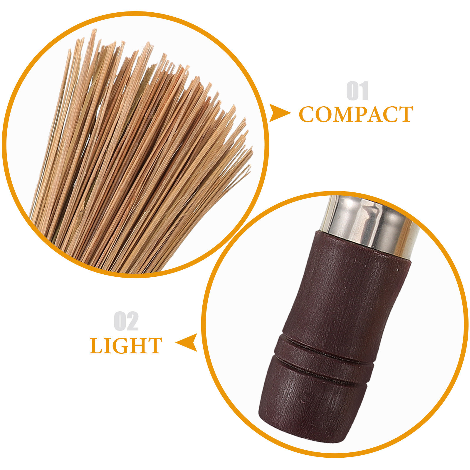 2Pcs Wooden Wok Brush Bamboo K - Dish Brush Bamboo 评论和价格