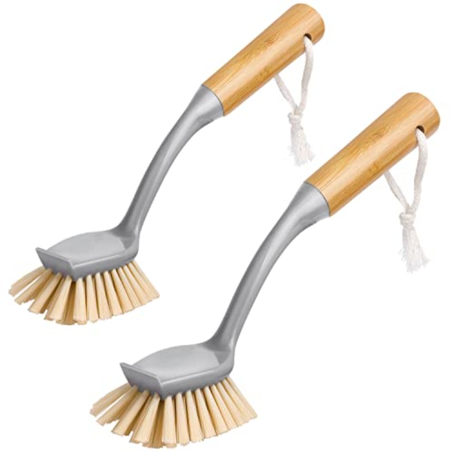 Dish Brush with Bamboo Handle  - Dish Brush Bamboo 评论和价格